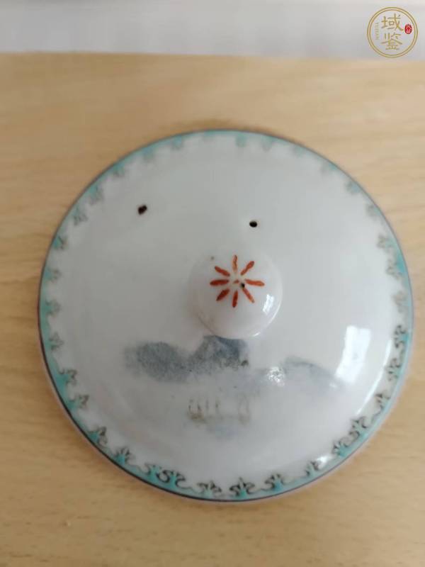 古玩陶瓷人物紋執(zhí)杯真品鑒賞圖