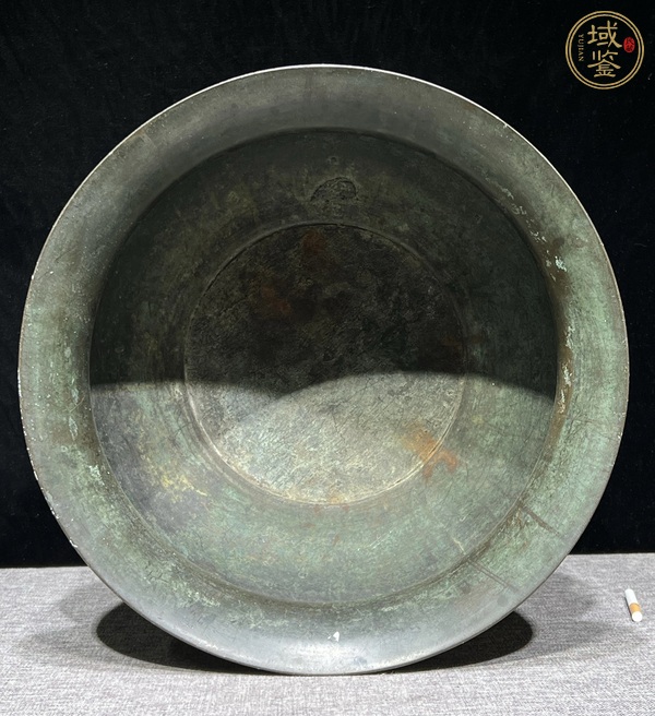 古玩銅器景泰藍銅盆真品鑒賞圖