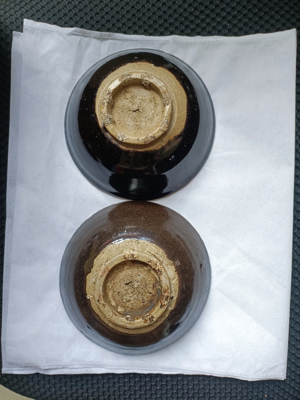 古玩陶瓷元末明初磁州窯淄素碗拍賣，當前價格38元