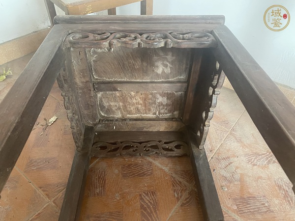古玩雜項方凳是真品鑒賞圖