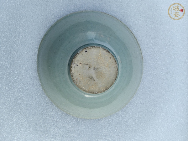 古玩陶瓷青白釉雙魚斗笠碗真品鑒賞圖