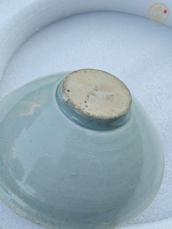 古玩陶瓷青白釉雙魚斗笠碗真品鑒賞圖
