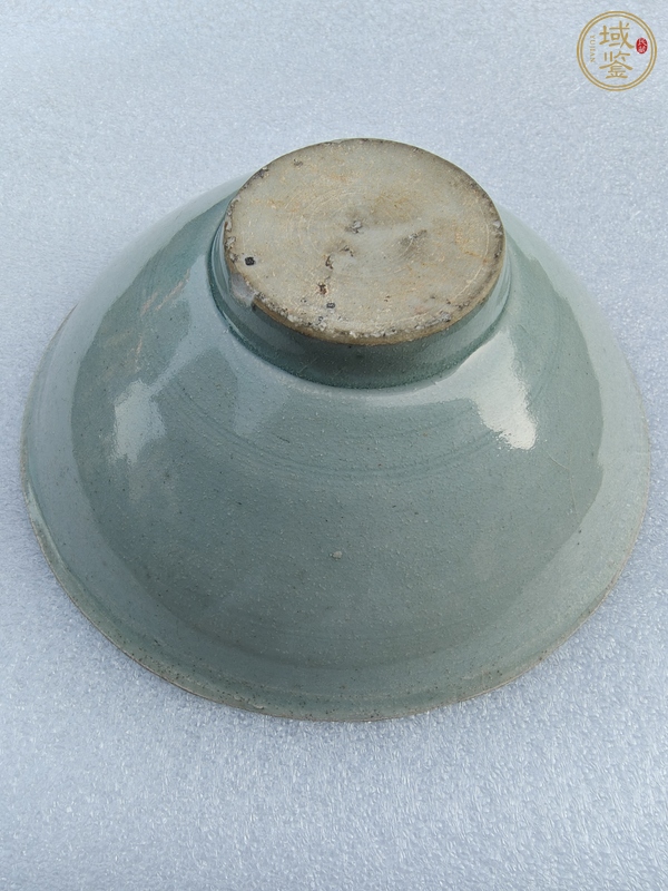 古玩陶瓷青白釉雙魚斗笠碗真品鑒賞圖