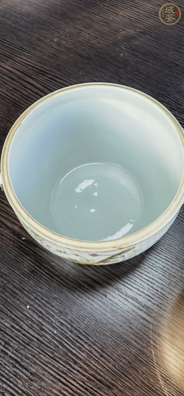 古玩粉彩蓋罐真品鑒賞圖