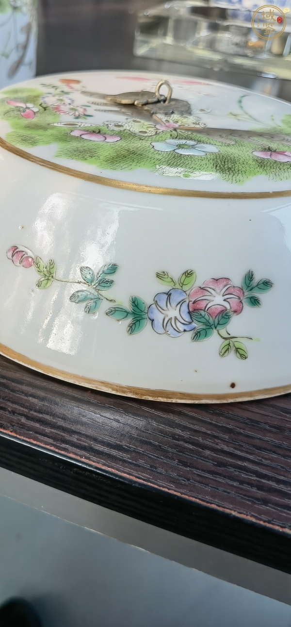 古玩陶瓷粉彩蓋罐真品鑒賞圖