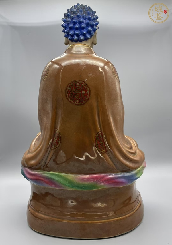 古玩陶瓷釋迦摩尼佛塑像真品鑒賞圖