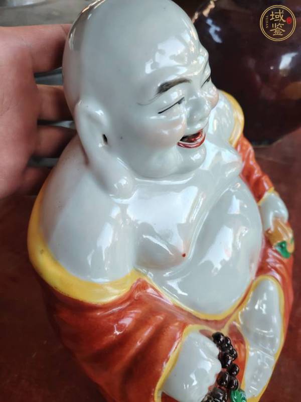 古玩陶瓷彌勒佛真品鑒賞圖