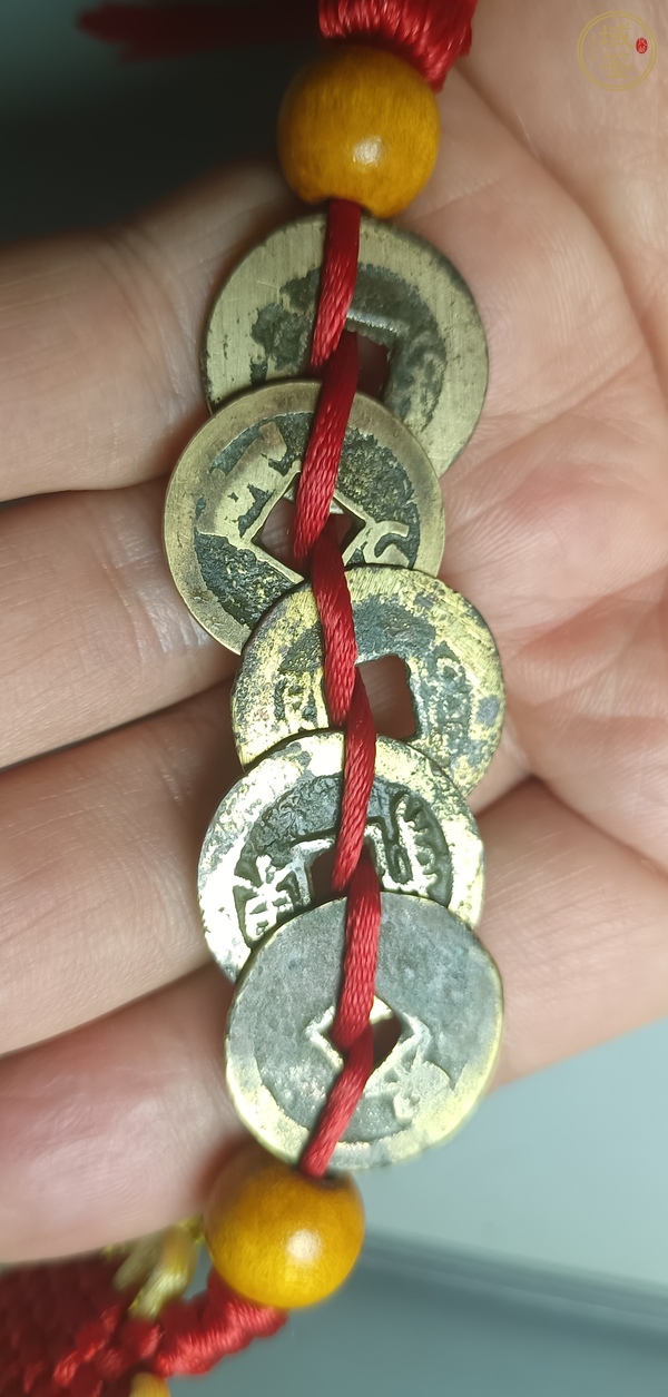 古玩錢幣清代五帝錢真品鑒賞圖