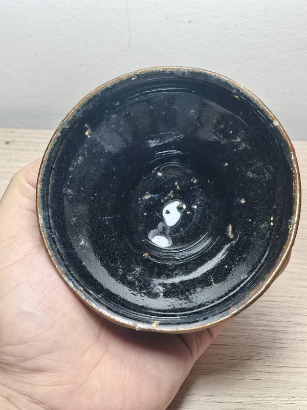 古玩陶瓷南宋福清窯束口盞拍賣，當前價格299元