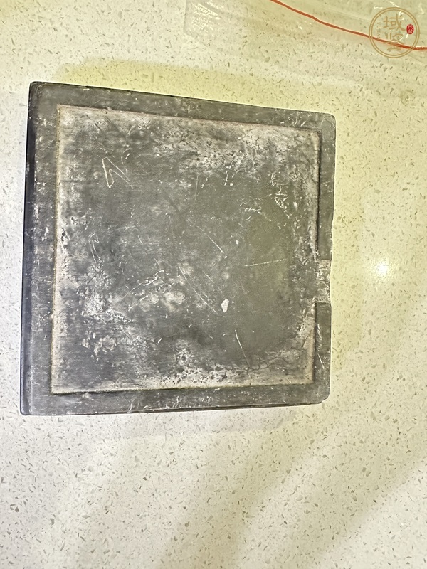 古玩雜項盒蓋硯真品鑒賞圖