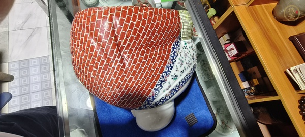 古玩陶瓷彌勒佛塑像真品鑒賞圖
