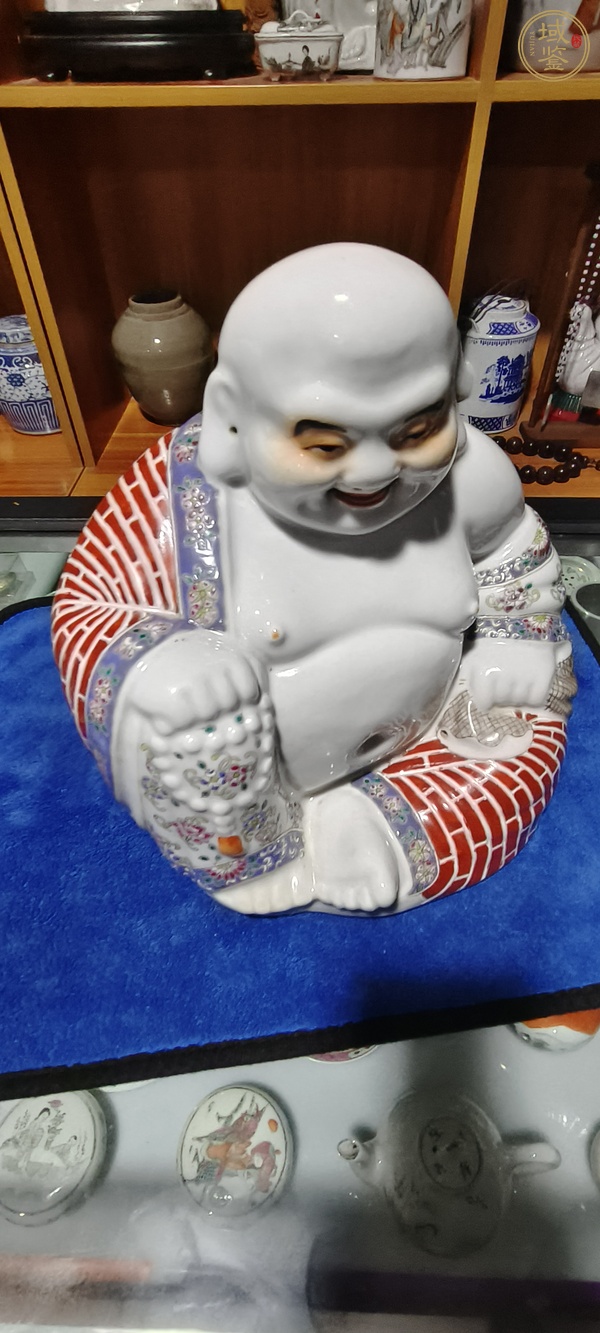 古玩陶瓷袈裟羅漢真品鑒賞圖