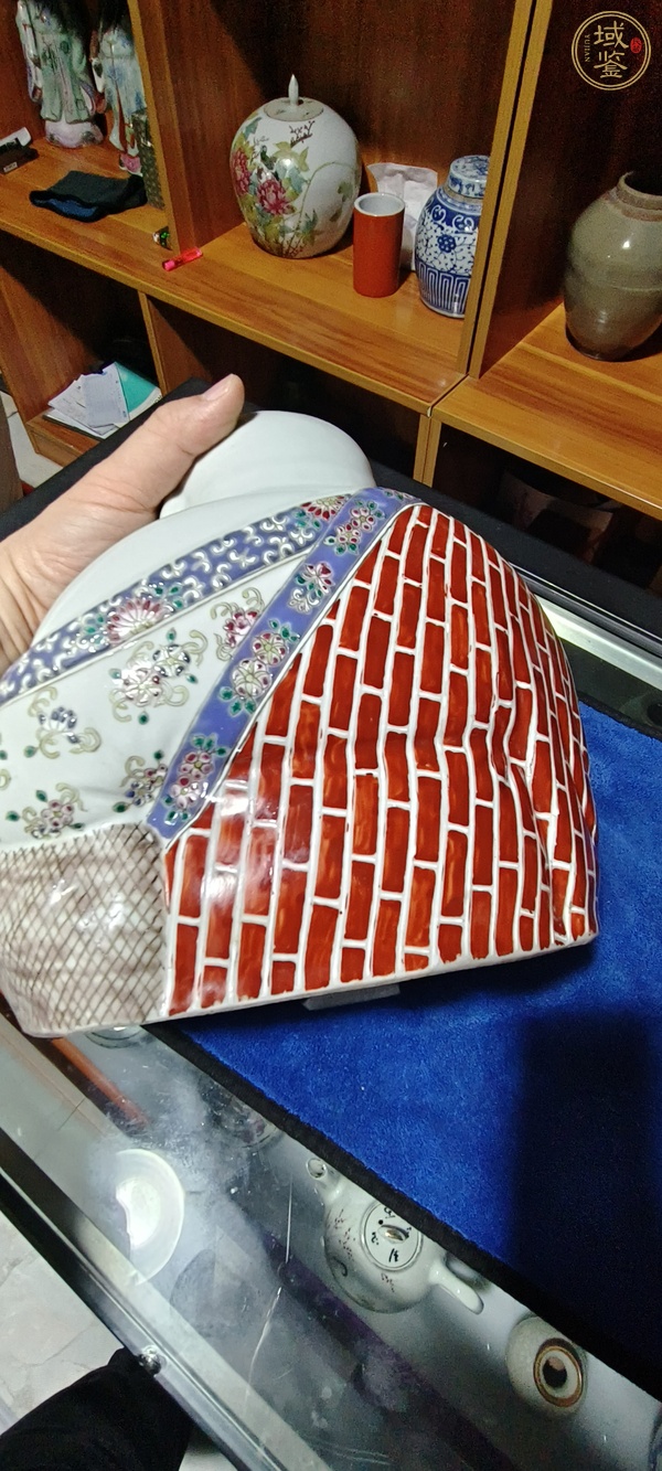 古玩陶瓷袈裟羅漢真品鑒賞圖