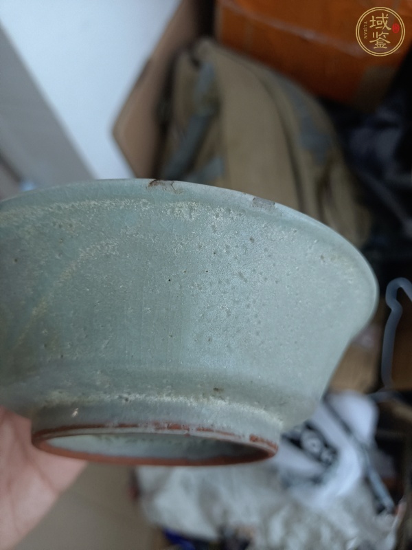 古玩陶瓷龍泉青瓷水洗真品鑒賞圖
