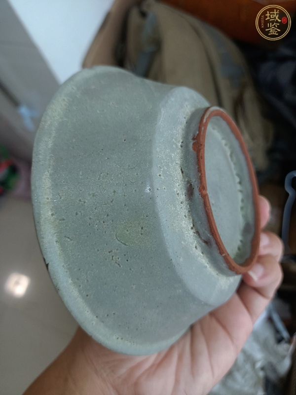 古玩陶瓷龍泉青瓷水洗真品鑒賞圖