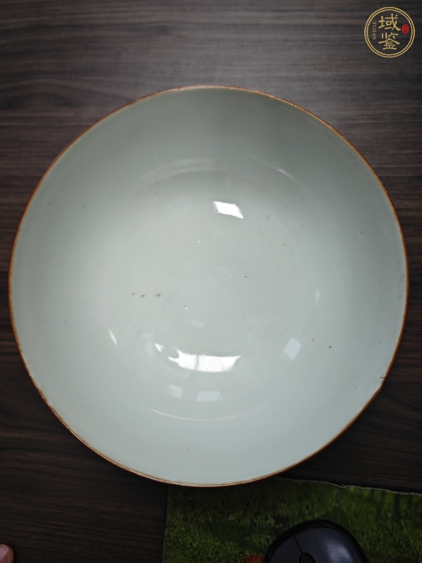古玩陶瓷山水紋青花碗真品鑒賞圖