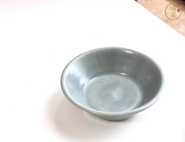 古玩陶瓷龍泉青瓷直壁洗真品鑒賞圖