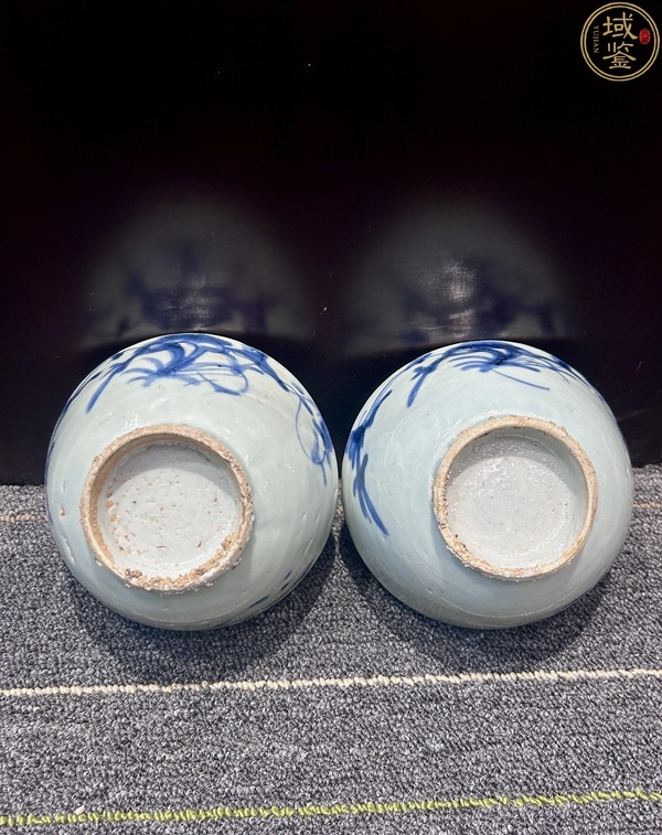 古玩陶瓷青花花卉紋茶碗拍賣，當前價格900元