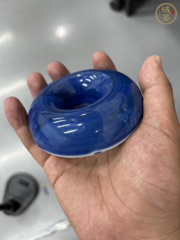 古玩陶瓷朝珠盒蓋子真品鑒賞圖