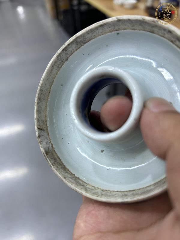 古玩陶瓷朝珠盒蓋子真品鑒賞圖