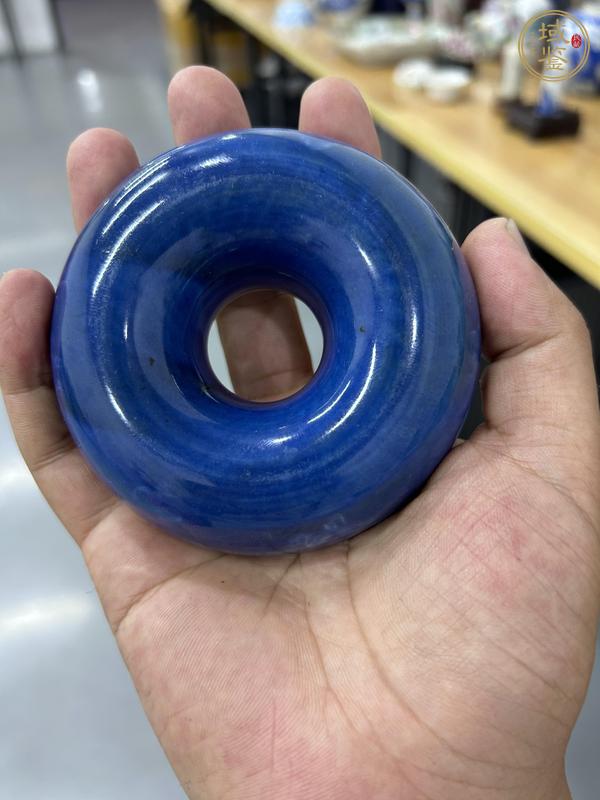 古玩陶瓷朝珠盒蓋子真品鑒賞圖
