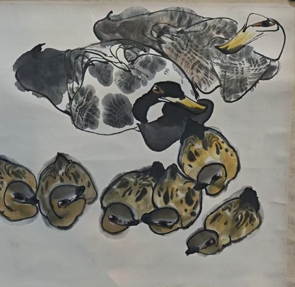 古玩字畫中國杰出花鳥畫家譚昌镕寫意花鳥拍賣，當前價格3000元
