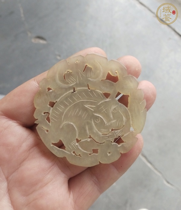 古玩玉器老岫玉掛件真品鑒賞圖