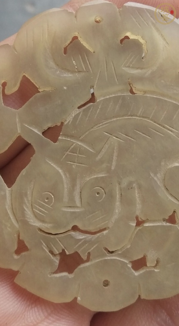 古玩玉器老岫玉掛件真品鑒賞圖