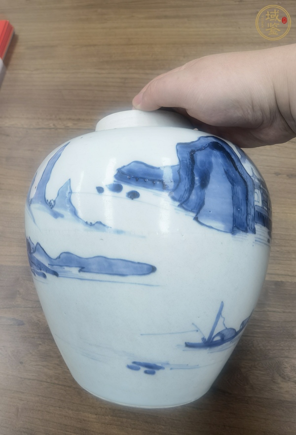 古玩陶瓷青花罐真品鑒賞圖