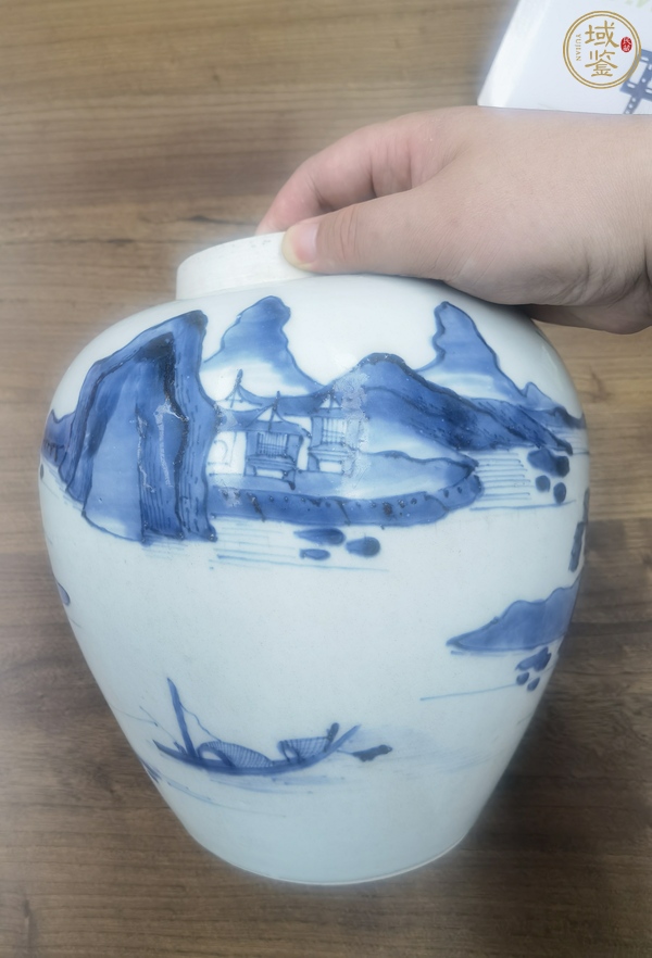 古玩陶瓷青花罐真品鑒賞圖