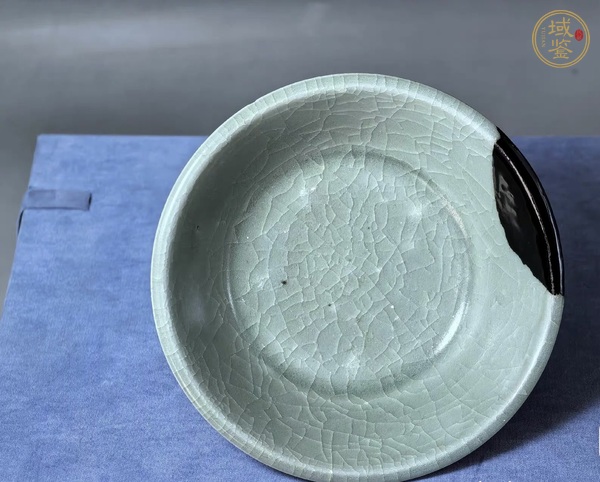 古玩陶瓷龍泉青瓷直壁洗真品鑒賞圖