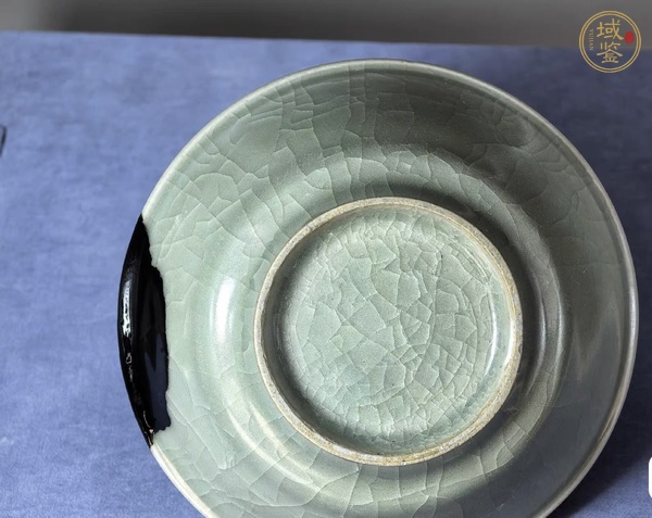 古玩陶瓷龍泉青瓷直壁洗真品鑒賞圖