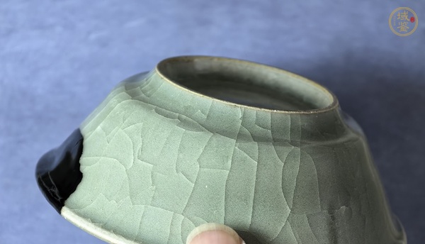古玩陶瓷龍泉青瓷直壁洗真品鑒賞圖