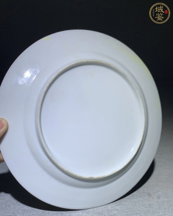 古玩陶瓷五彩嬰戲圖折沿盤真品鑒賞圖