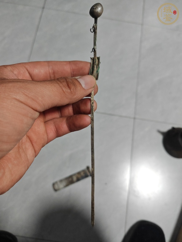 古玩銅器發(fā)簪真品鑒賞圖