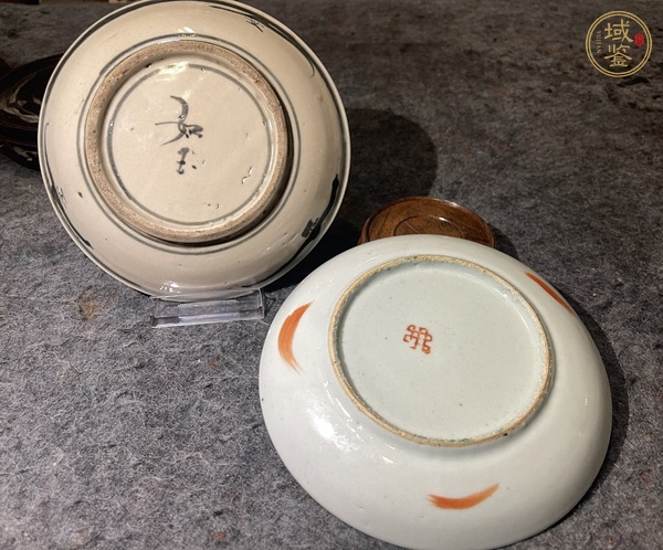 古玩陶瓷晚清青花瓷盤真品鑒賞圖