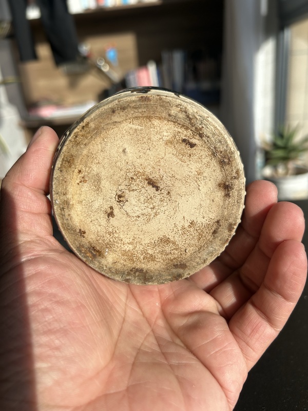 古玩陶瓷元代?兔毫釉鏤空溫酒爐拍賣，當前價格999元