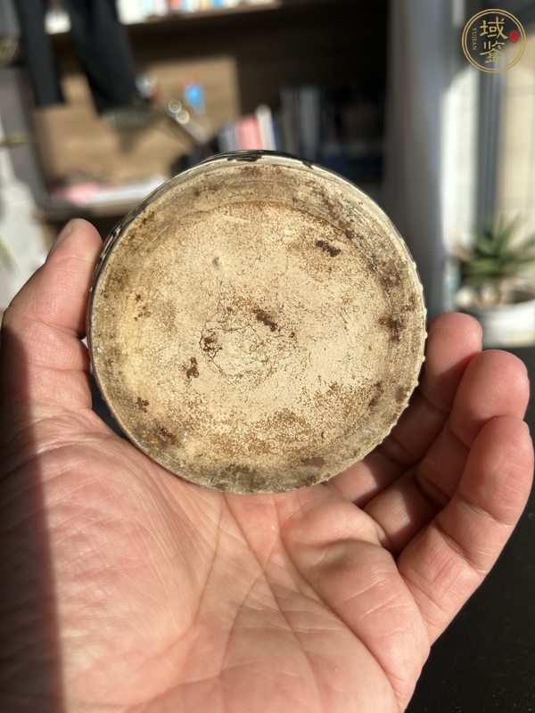 古玩陶瓷磁州窯兔毫鏤空溫酒爐真品鑒賞圖
