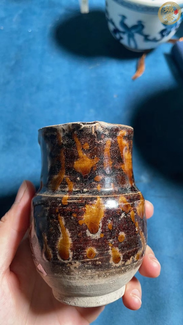 古玩陶瓷玳瑁釉執(zhí)壺真品鑒賞圖