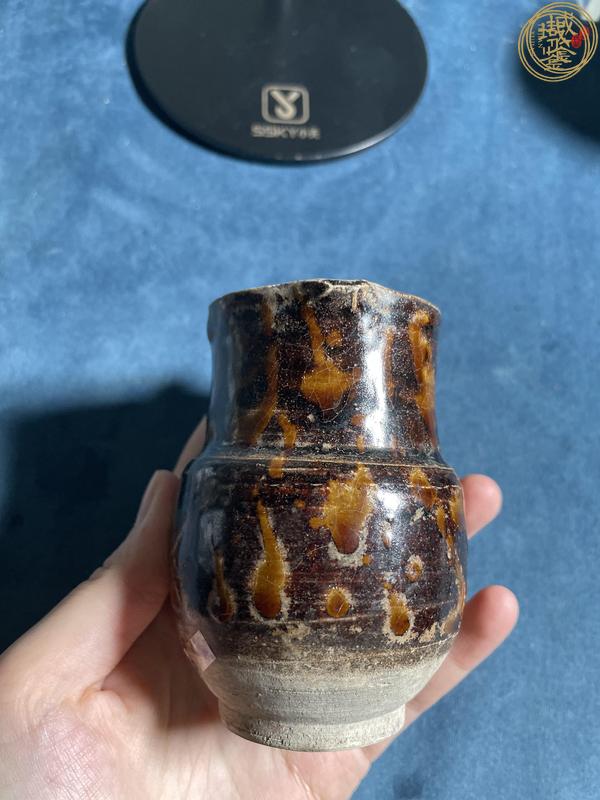 古玩陶瓷玳瑁釉執(zhí)壺真品鑒賞圖