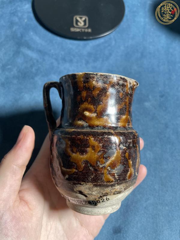 古玩陶瓷玳瑁釉執(zhí)壺真品鑒賞圖