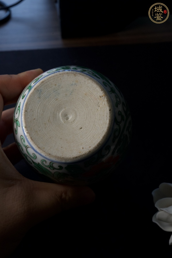 古玩陶瓷青花五彩罐真品鑒賞圖