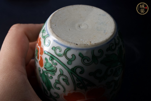 古玩陶瓷青花五彩罐真品鑒賞圖