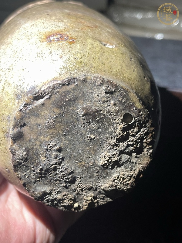 古玩陶瓷茶葉末釉罐真品鑒賞圖
