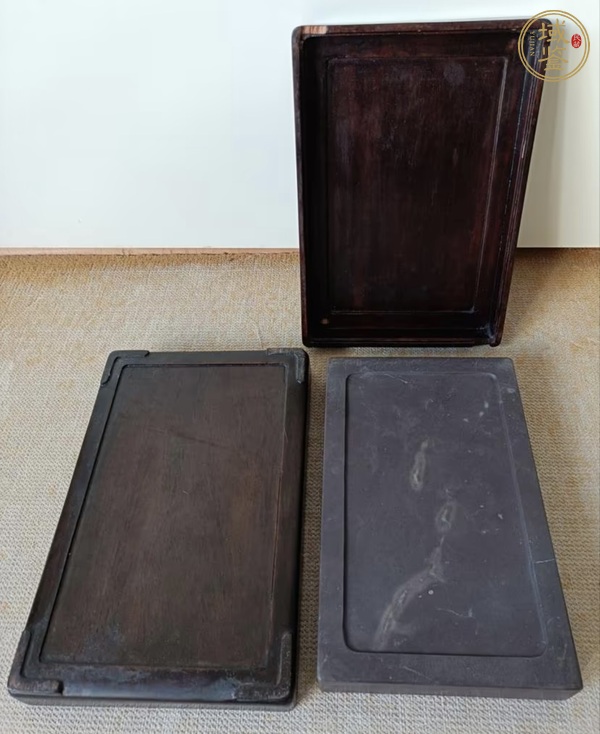 古玩雜項龍紋硯真品鑒賞圖