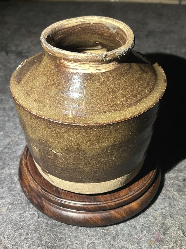 古玩陶瓷茶葉末釉罐拍賣，當(dāng)前價格260元