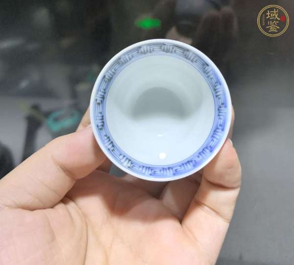 古玩陶瓷青花杯真品鑒賞圖