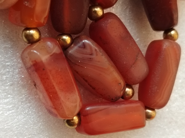 古玩玉器限量包郵老天然紅瑪瑙珠手串拍賣，當(dāng)前價(jià)格138元
