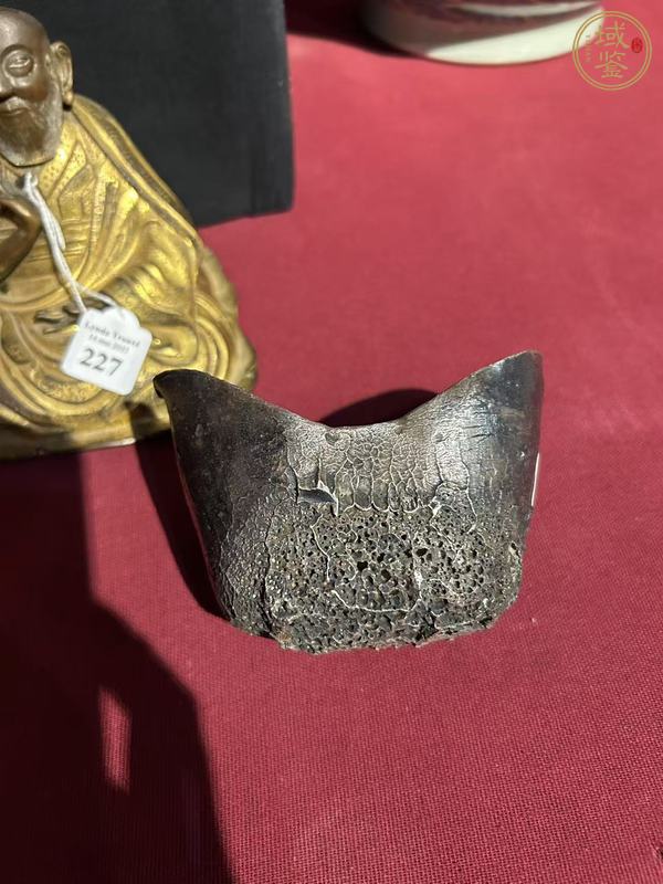 古玩錢(qián)幣五十兩銀錠真品鑒賞圖