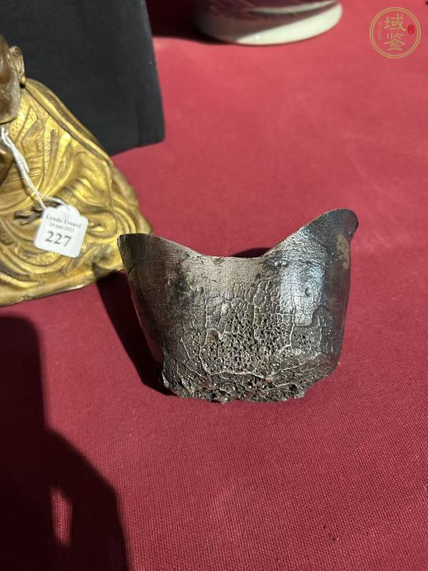 古玩錢(qián)幣五十兩銀錠真品鑒賞圖
